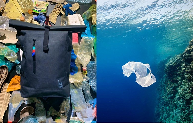 海洋廃棄プラスチックのアップサイクルバッグGOTBAG