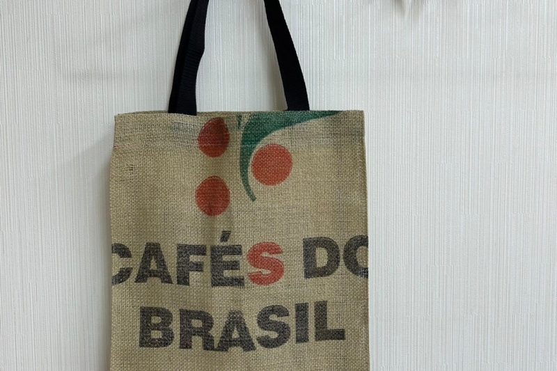 珈琲豆の入っていた袋アップサイクル